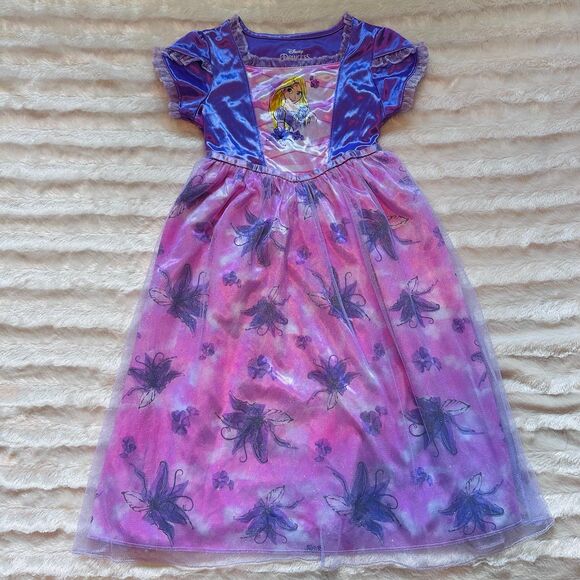 Girls Disneys  Princess Rapunzel nightgown Size 5t - Picture 1 of 6